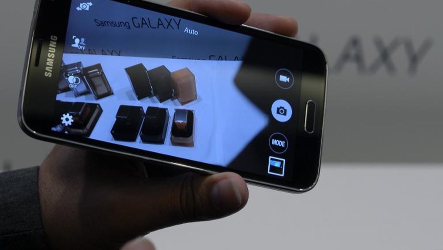 Le Samsung Galaxy S5 est présenté le 23 février 2014 au Congrès mondial du mobile à Barcelone