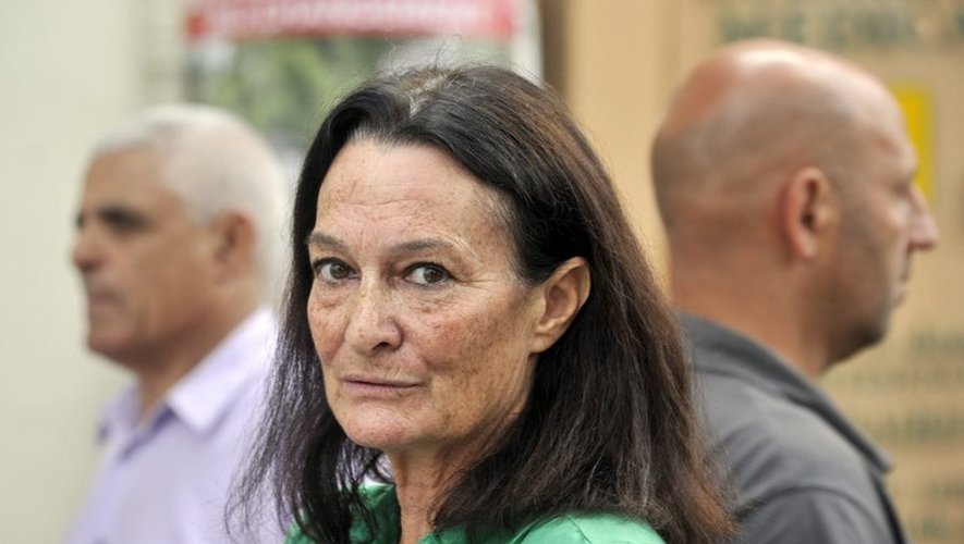 La candidate socialiste aux législatives de juin 2012 dans le Vaucluse, Catherine Arkilovitch, le 3 juin 2012 à  L'Isle-sur-la-Sorgue