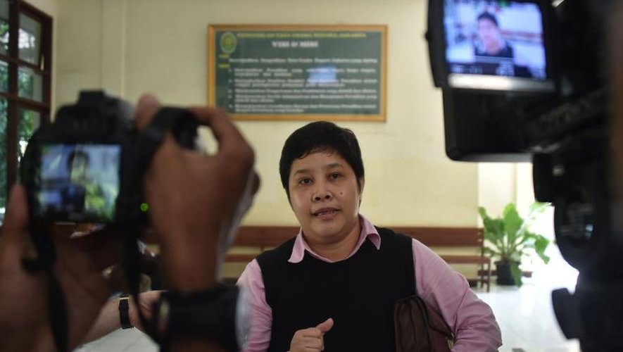 Nancy Yuliana l'avocate de Serge Atlaoui le 20 mai 2015 à Jakarta