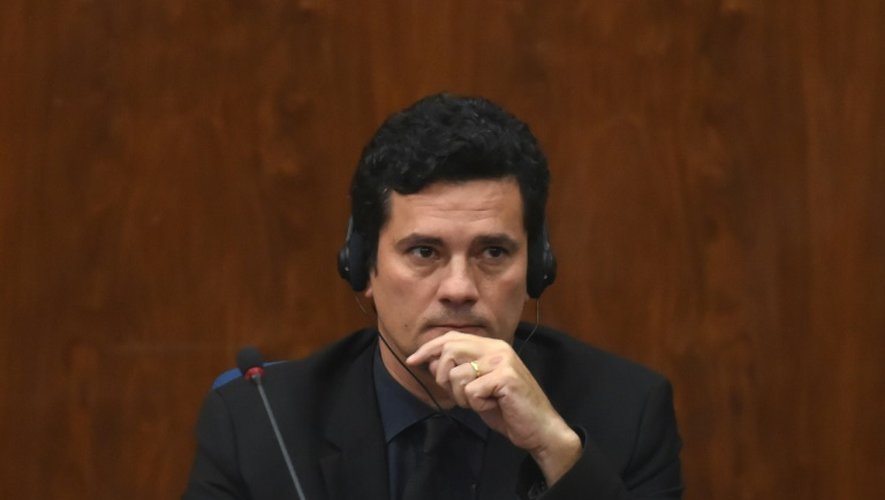 Le juge fédéral brésilien Sergio Moro à Sao Paulo, au Brésil, le 29 mars 2016