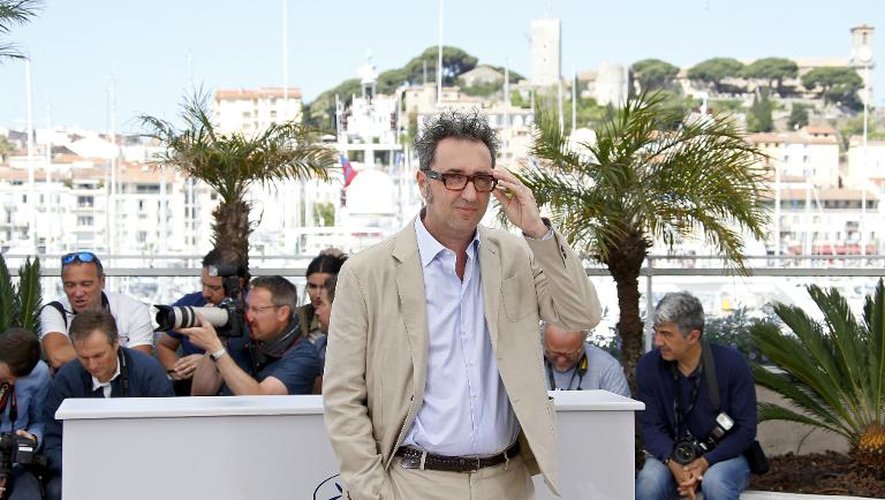 Le réalisateur italien Paolo Sorrentino présente son film "Youth" le 20 mai 2015 à Cannes, en lice pour la Palme d'Or