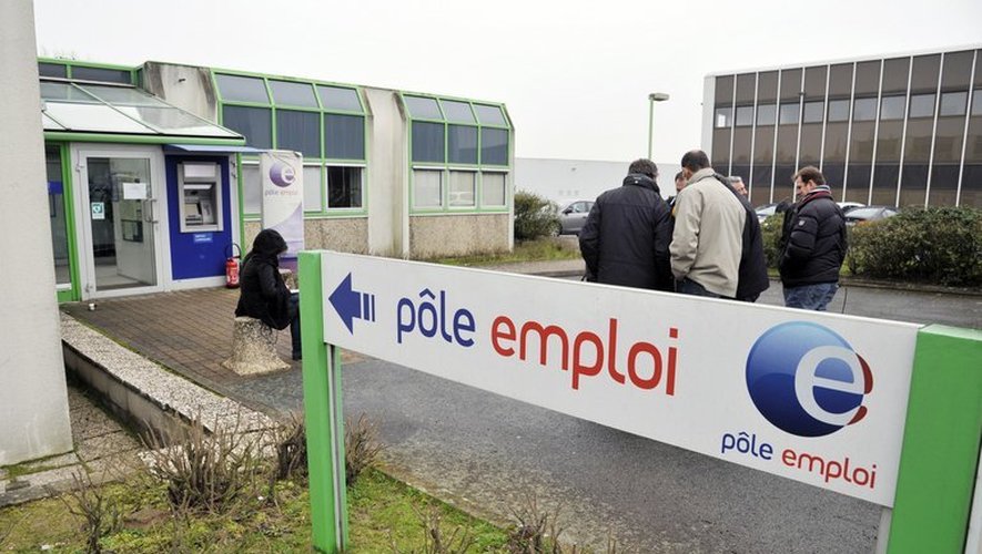 Agence de Pôle emploi à Nantes, le 13 février 2013