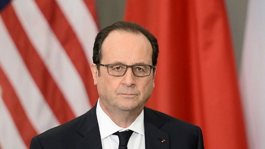 Le président François Hollande à Washington, le 1er avril 2016