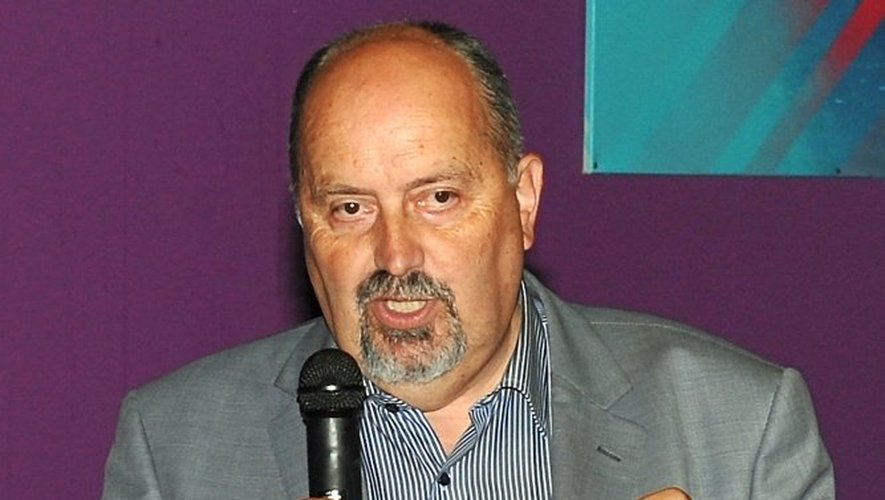 Christian Salères, président du district de l’Aveyron  de football.