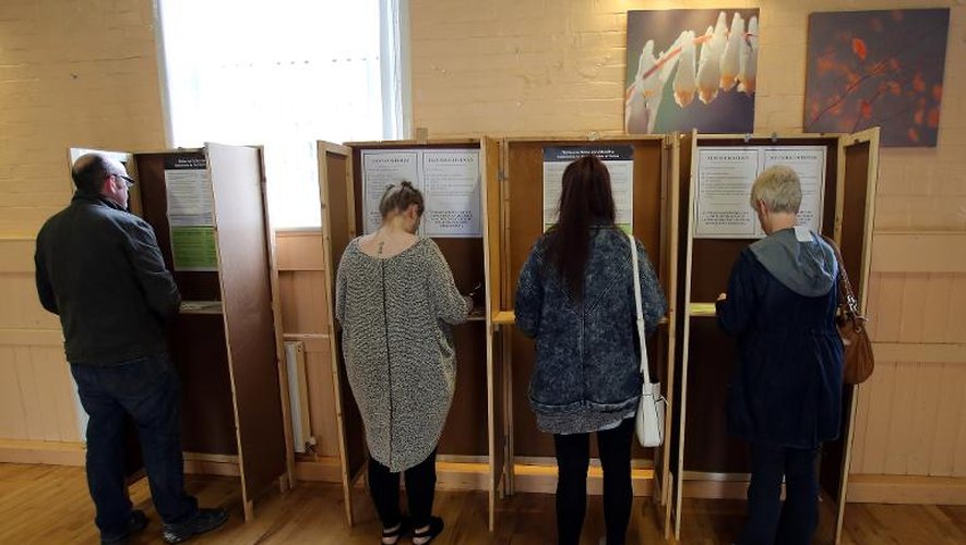 Vote à Dublin, où se tient un référendum sur le mariage homosexuel, le 22 mai 2015