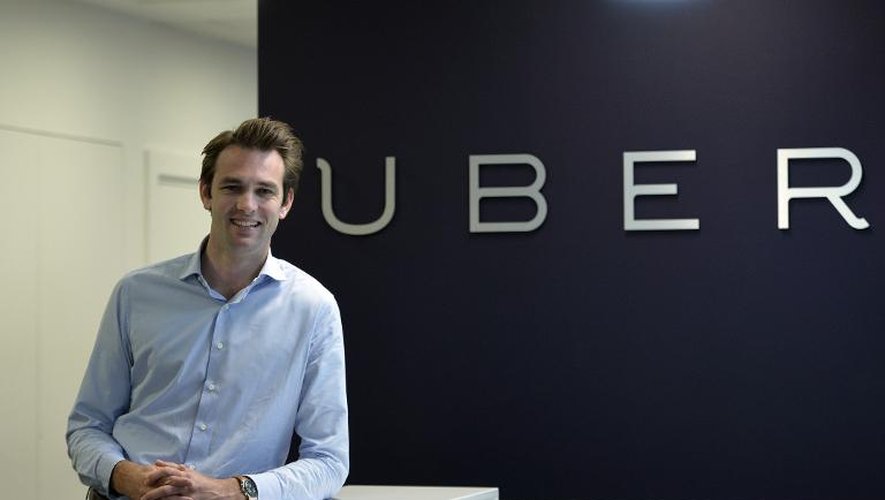 Thibaud Simphal, le directeur général de Uber France, le 19 mai 2015 à Paris