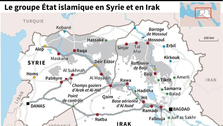 Le groupe État islamique en Syrie et en Irak
