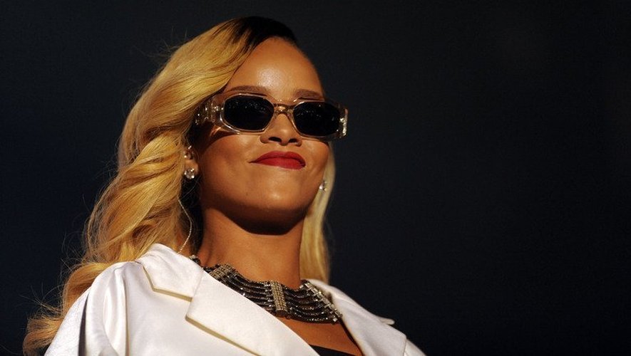 La chanteuse de R'n'B Rihanna, le 24 mai 2013 à Rabat au Maroc