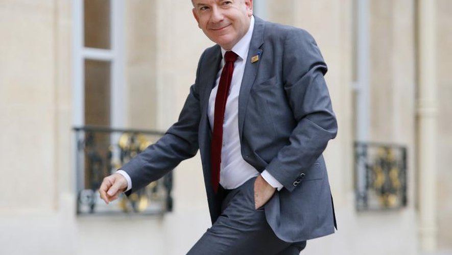 Pierre Gattaz, président du Medef, le 17 décembre 2013 à Paris