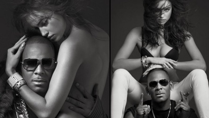 Irina Shayk et R-Kelly, un shooting sexy pour V-Magazine