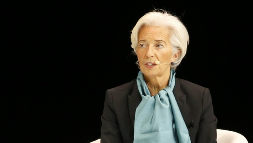 La directrice générale du Fonds monétaire international, Christine Lagarde le 23 février 2016 à Dubai