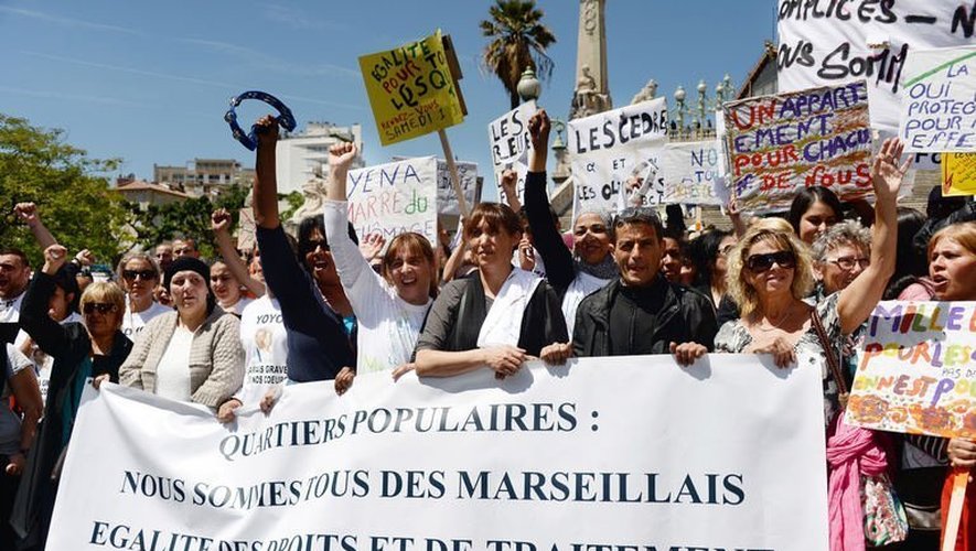 Des Marseillais manifestent contre la violence le 1er juin 2013