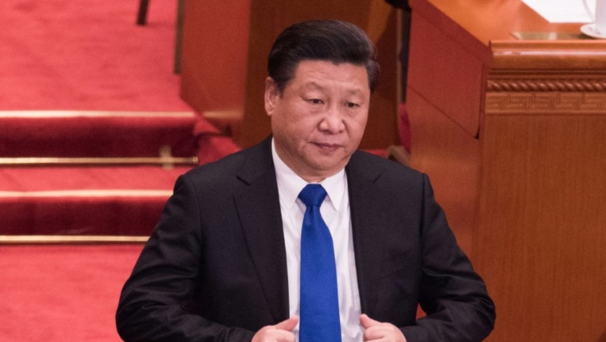 Le président Xi Jinping le 3 mars 2016 à Pékin