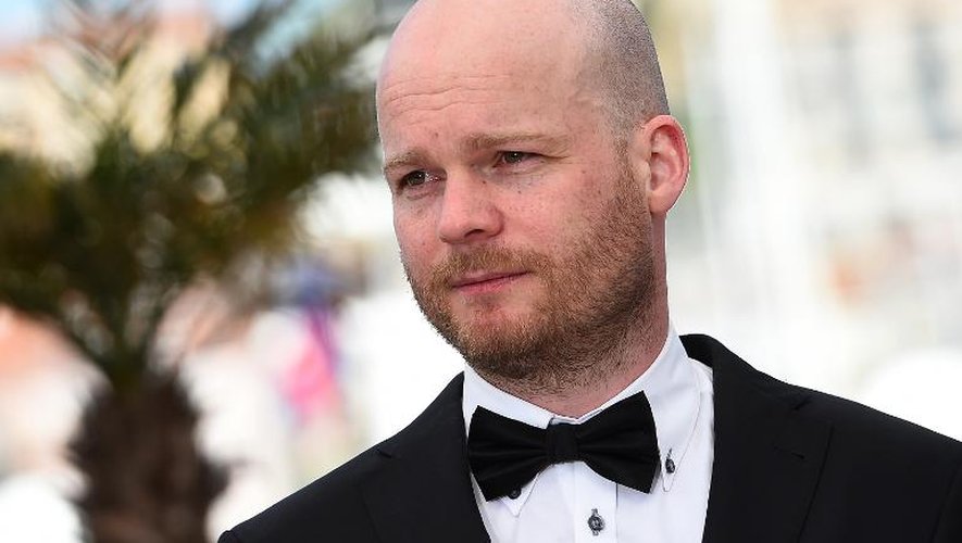 Le réalisateur islandais Grimur Hakonarson du film "Hrutar" (Béliers), qui a reçu le prix de la section Un Certain Regard, le 15 mai 2015 à Cannes