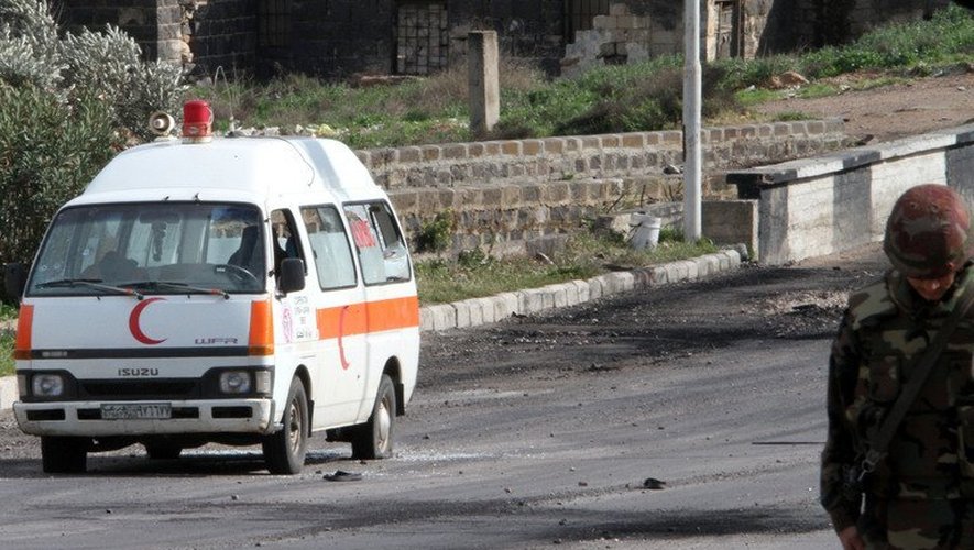 Une ambulance syrienne