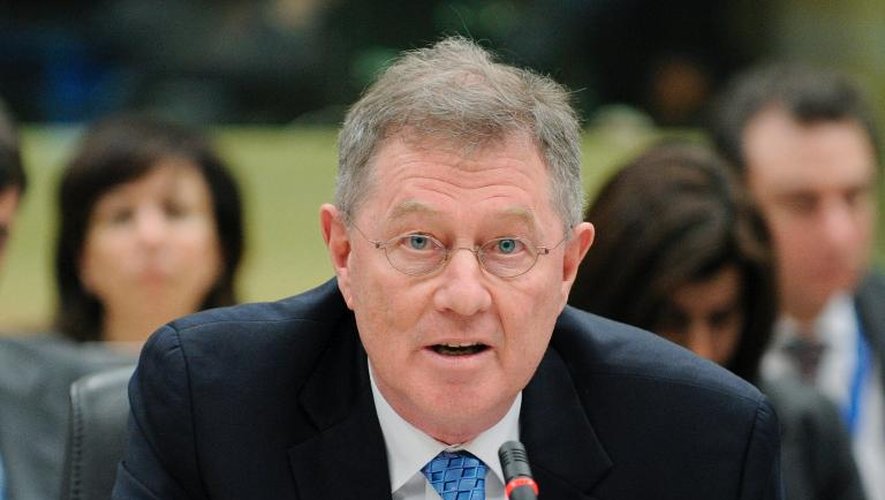 L'envoyé spécial de l'ONU en Crimée, Robert Serry, le 19 mars 2012 à Bruxelles