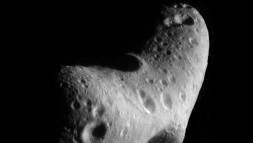 Un astéroïde observé au téléscope, le 31 janvier 2012
