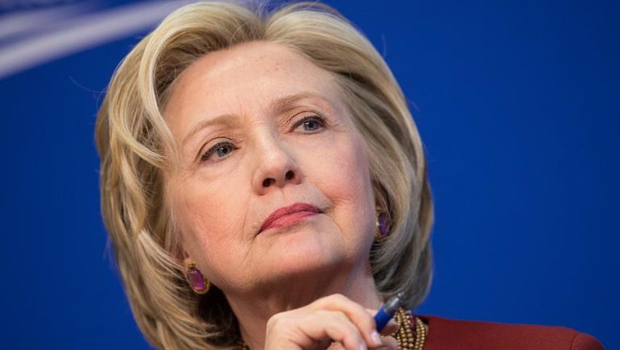 La secrétaire d'Etat américaine Hillary Cliton le 23 mars 2015 à Washington
