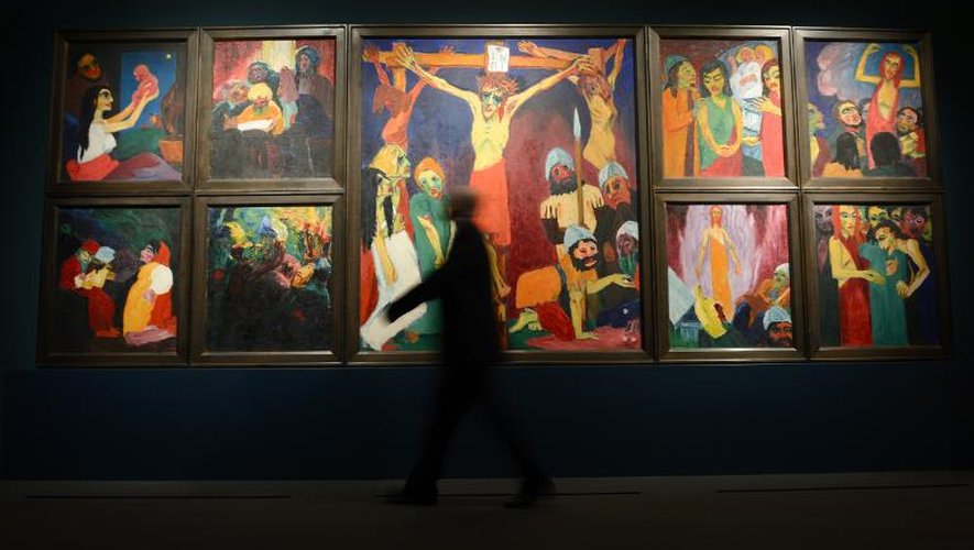 L'oeuvre de "La vie du Christ" (1911/1912) qui avait été décrétée "art dégénéré" par le régime nazi est exposée le 4 mars 2014 au musée Städel de Francfort dans le cadre d'une rétropective de son auteur, le peintr