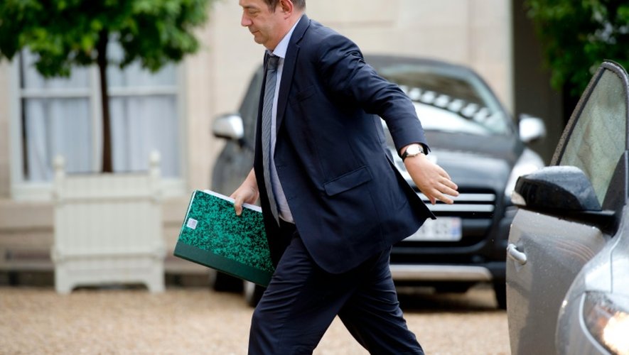 L'ancien conseiller aux Affaires sociales de Manuel Valls, Gilles Gateau, aujourd'hui directeur des ressources humaines d'Air France, à l'Elysée à Paris le 10 juin 2014