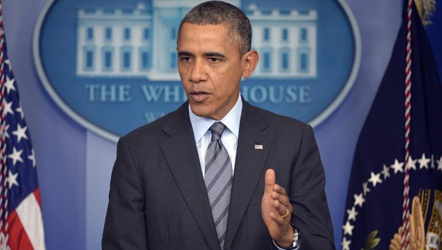 Barack Obama le 6 mars 2014 à la Maison Blanche à Washington