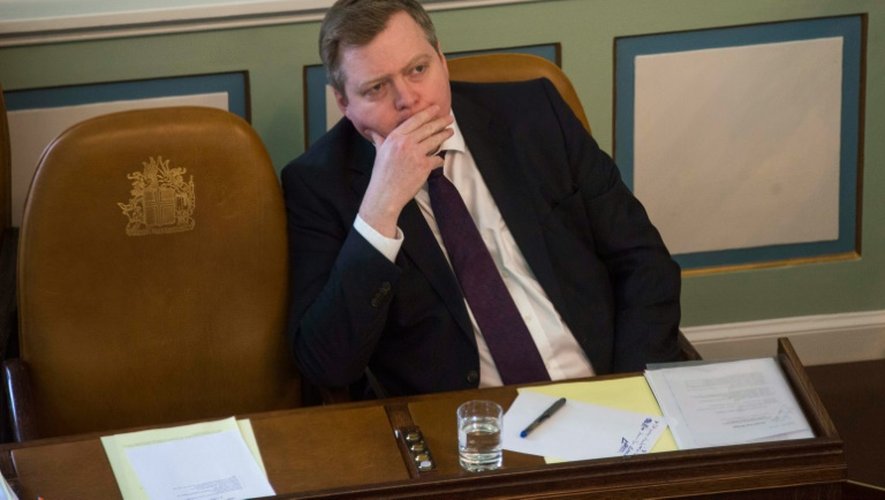 Le Premier ministre islandais Sigmundur David Gunnlaugsson, dans la tourmente du scandale "Panama papers"