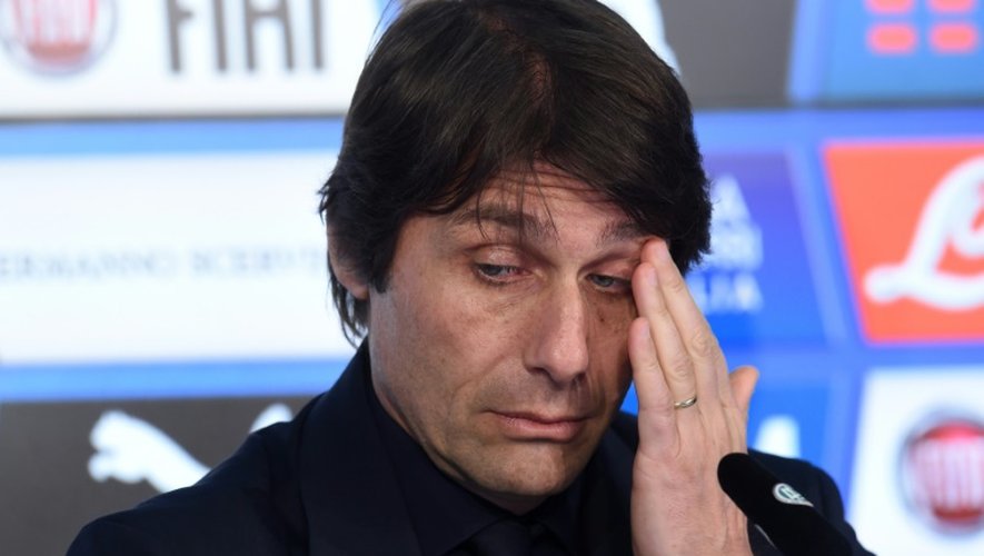 Le sélectionneur de l'équipe d'Italie Antonio Conte, le 28 mars 2016 à Munich