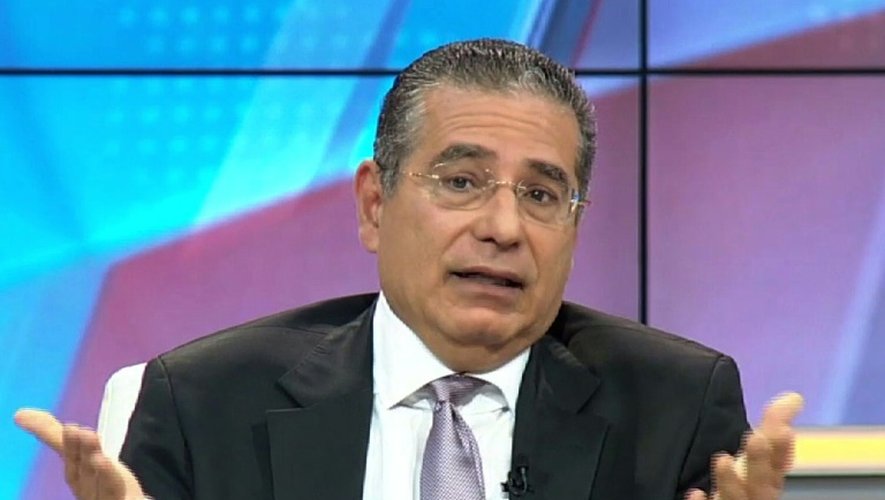 Ramon Fonseca, un des fondateurs du cabinet d'avocats panaméen Mossack Fonseca, lors d'une interview télévisée sur Telemetro à Panama, le 4 avril 2016