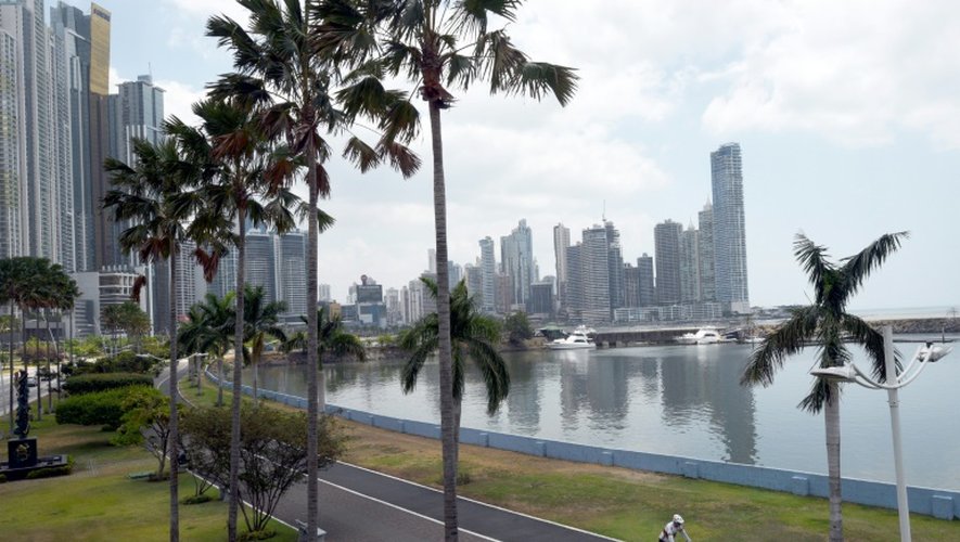 Des gratte-ciel du quartier d'affaires de Panama, le 4 avril 2016