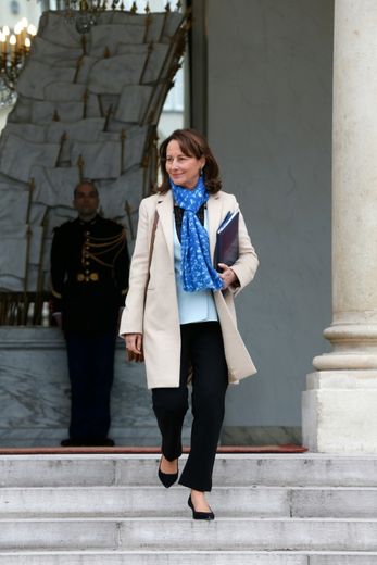 La ministre de l'Ecologie Ségolène Royal à Paris, le 24 mars 2016