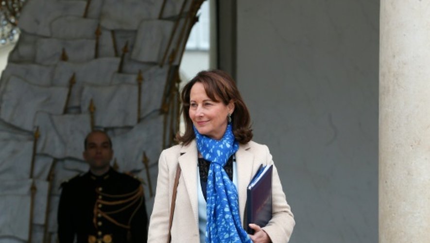La ministre de l'Ecologie Ségolène Royal à Paris, le 24 mars 2016
