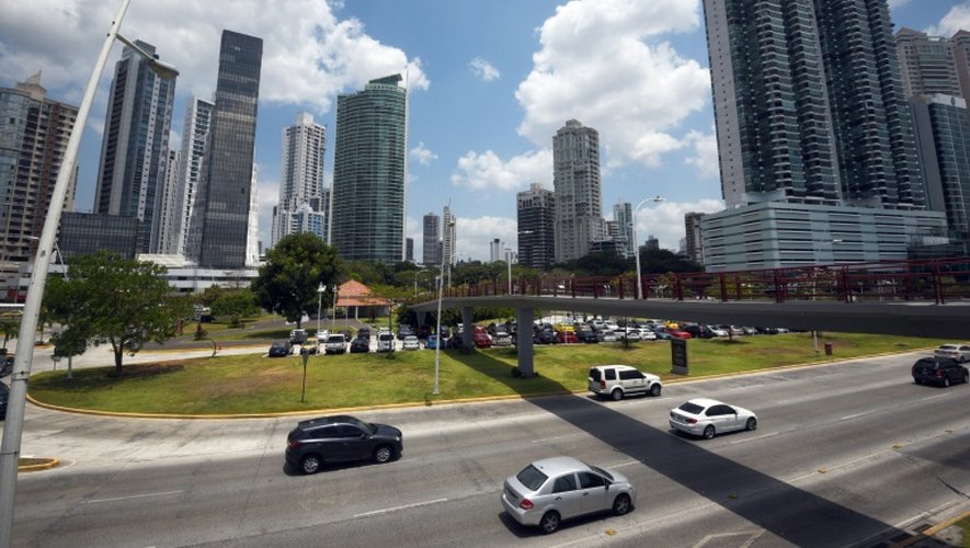 Le quartier d'affaire de Panama city, le 4 avril 2016