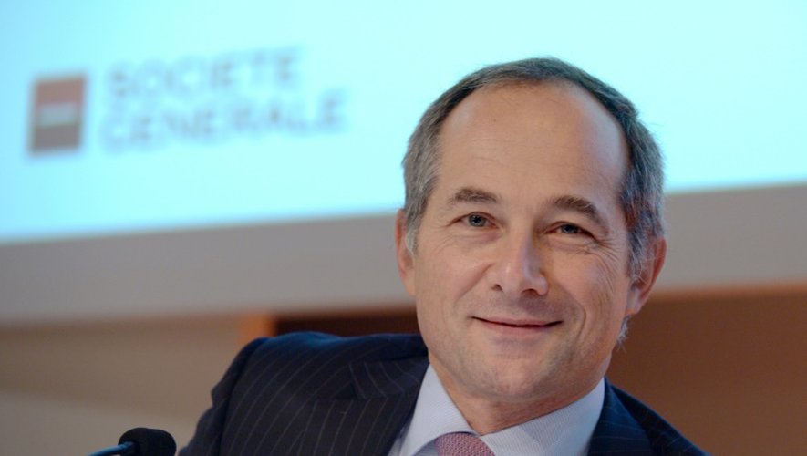 Le PDG de la Société Générale, Frédéric Oudéa, le 11 février 2016 à Paris