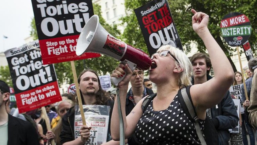 Manifestation anti-austérité, le 27 mai 2015 à Londres