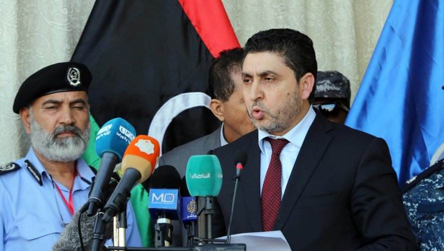 Le chef du gouvernement libyen non-reconnu basé à Tripoli, Khalifa Ghweil, le 8 juin 2015 à Tripoli