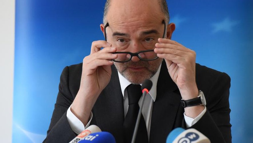 Le commissaire européen aux Affaires économiques, en charge de la Fiscalité, Pierre Moscovici, le 18 mai 2015 à Berlin