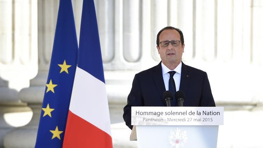 Le président Hollande rend hommage à quatre héros de la Résistance