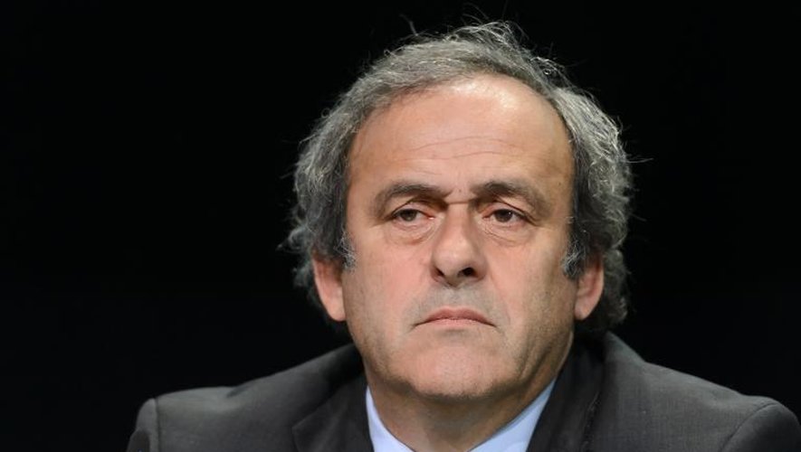 Le président de l'UEFA Michel Platini, le 28 mai 2015 à Zurich