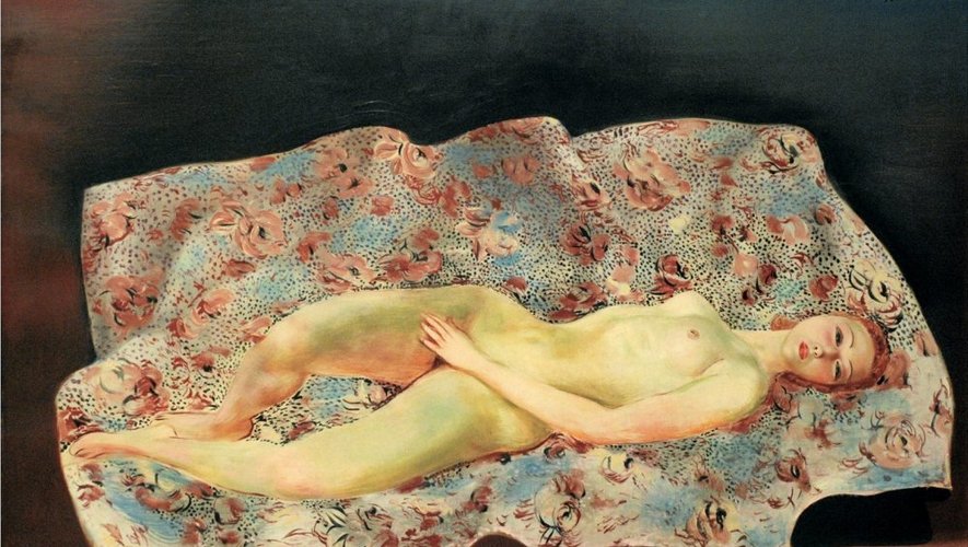 Le « Nu allongé, sur tapis fleuri » (1935) de Moïse Kisling est à voir au Musée de Lodève.
