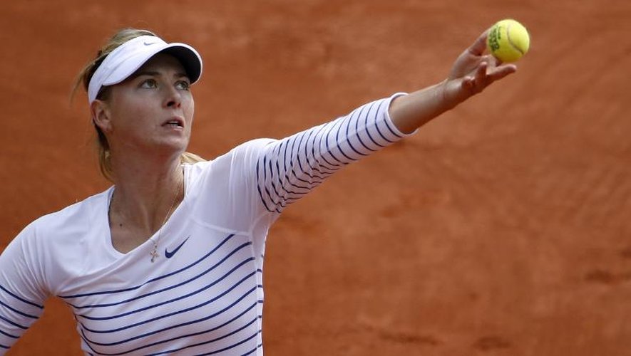 La Russe Maria Sharapova, le 27 mai 2015 à Roland-Garros