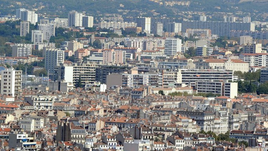 Une vue des quartiers Nord de Marseille