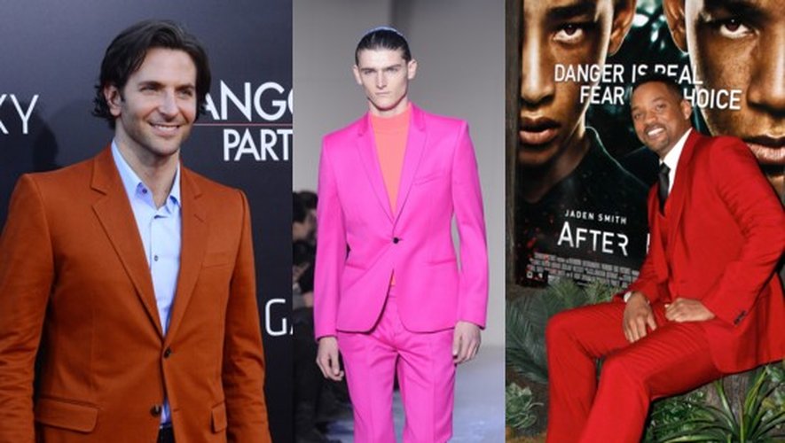Bradley Cooper et Will Smith adoptent la tendance des costumes colorés