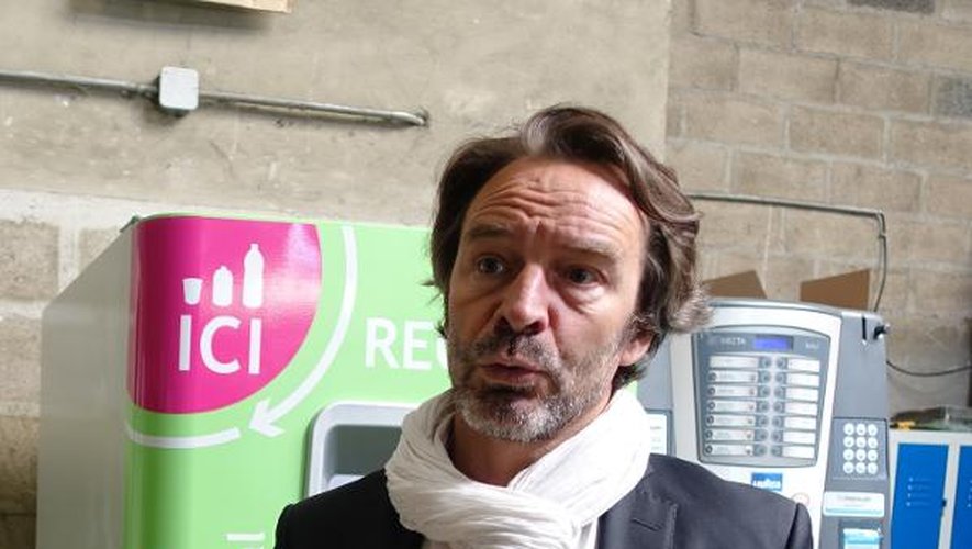 Le président de Canibal Benoît Paget au siège de la société à Gennevilliers le 22 mai 2015