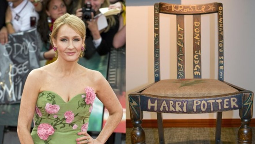 JK Rowling s&#039;asseyait sur cette chaise en chêne pour écrire les deux premiers tomes d&#039;Harry Potter
