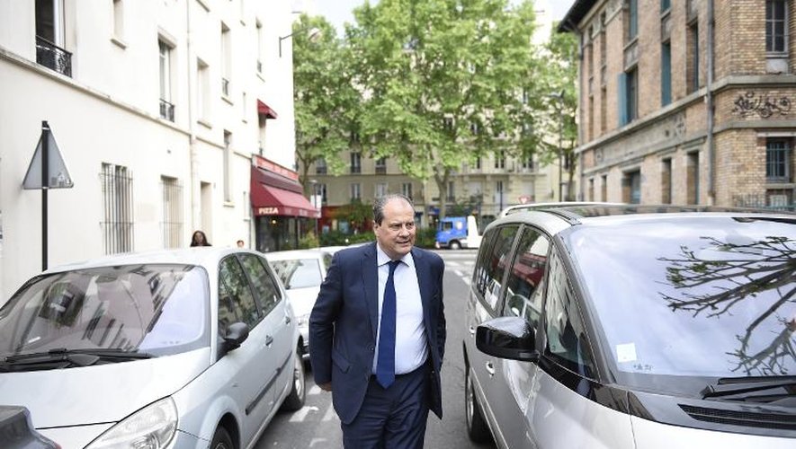 Le Premier secrétaire du PS Jean-Christophe Cambadélis, le 28 mai 2015 à Paris