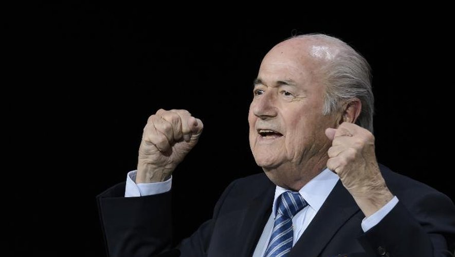 Le président de la Fifa Sepp Blatter à Zurich le 29 mai 2015