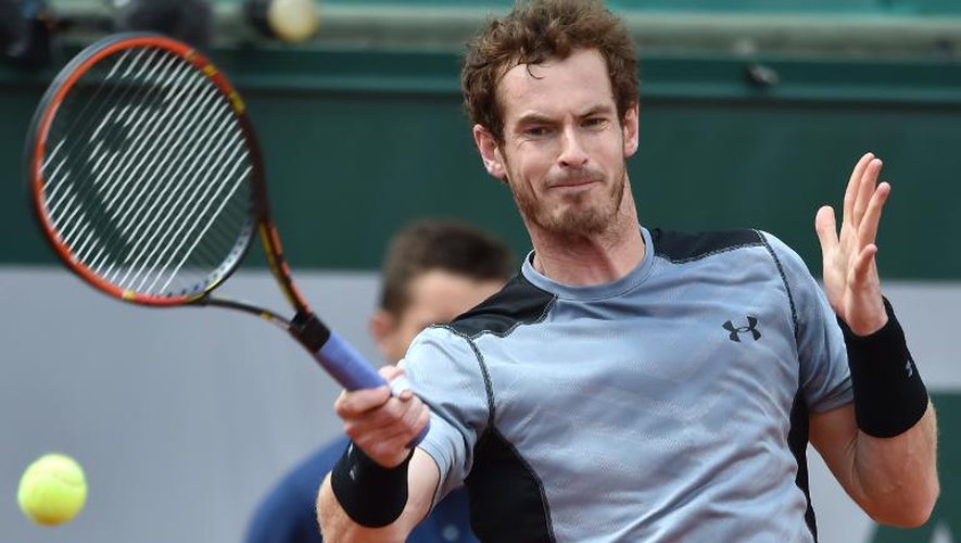 Le Britannique Andy Murray, le 30 mai 2015 à Roland-Garros