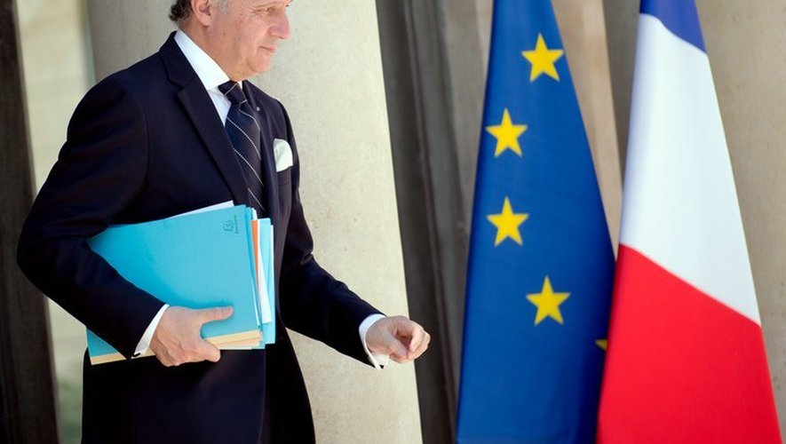Le ministre français des Affaires étrangères, Laurent Fabius, le 5 juin 2013 à l'Elysée