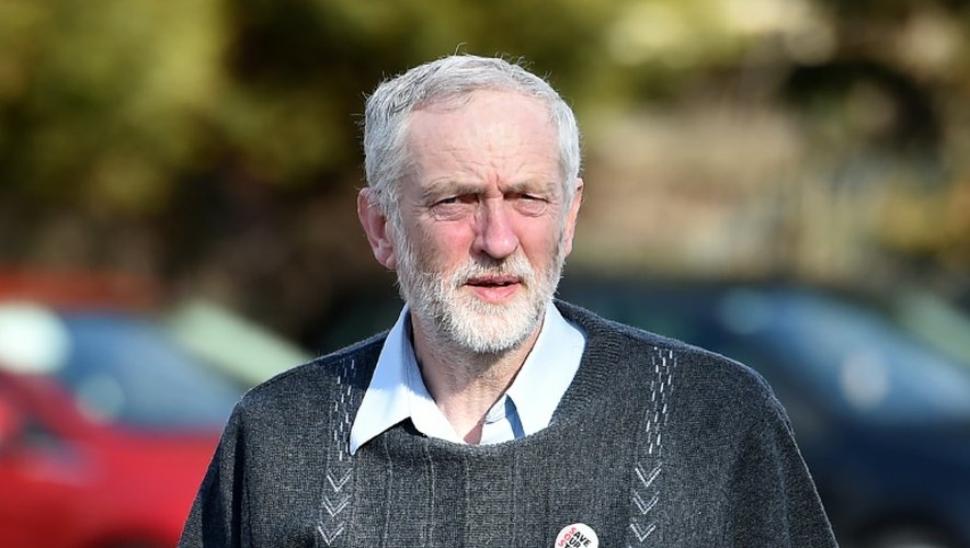Le leader de l'opposition travailliste, Jeremy Corbyn, le 30 mars 2016 à Port Talbot