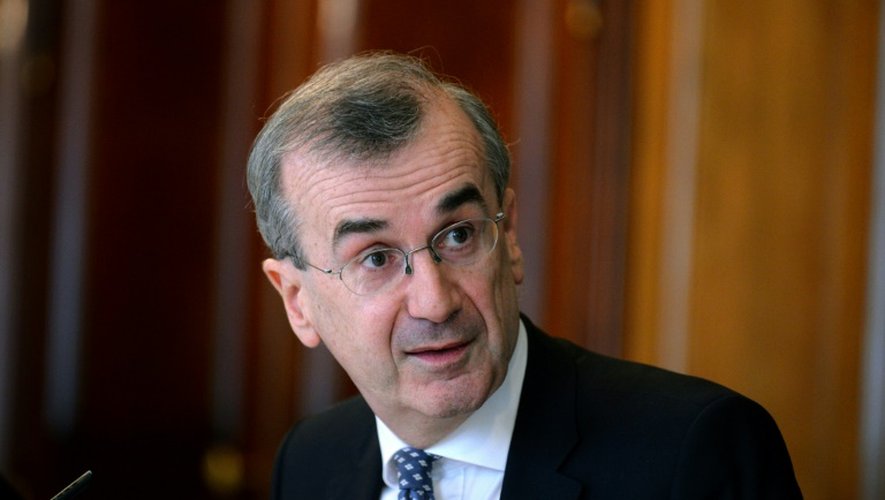 Le gouverneur de la Banque de France, François Villeroy de Galhau, à Paris le 14 mars 2016